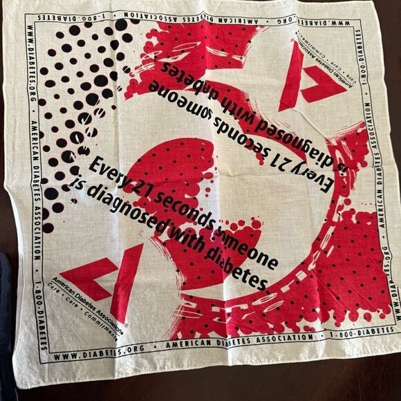 Bundle of 6 Vintage and Patriotic Bandanas - Various Designs - Picture 6 of 7